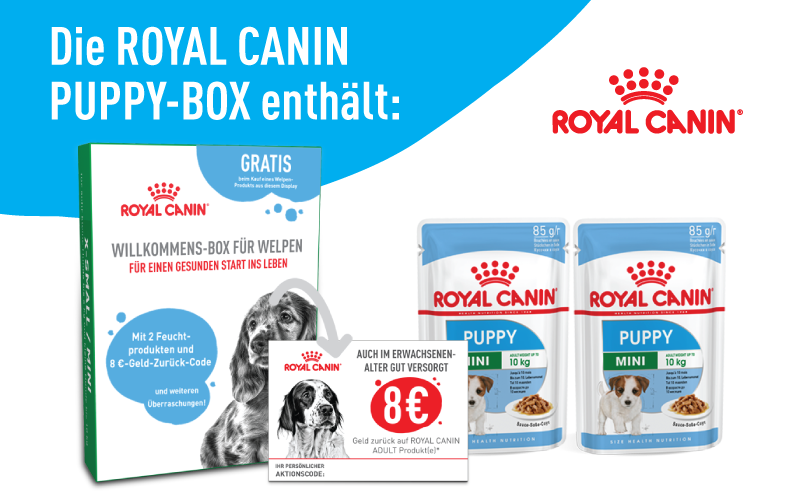 PUPPY BOX Content Royal Canin Puppybox
