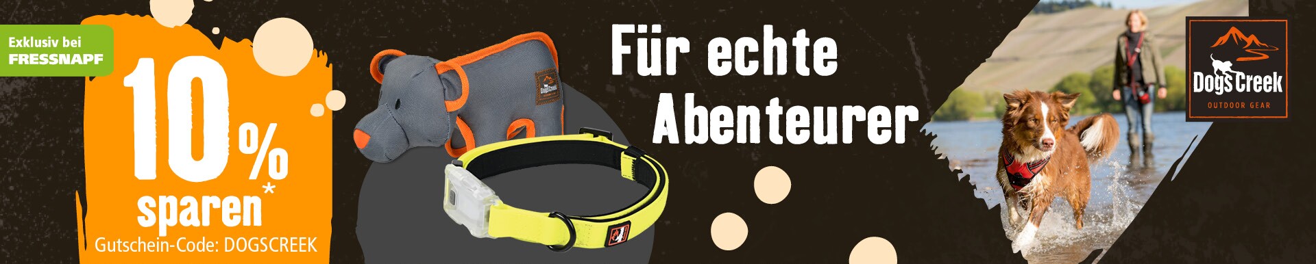 10% Rabatt auf Dogs Creek - für echte Abenteurer