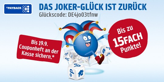 DE_KW35_PaybackJoker_RK_OS.6er_1 Das Joker-Glück ist zurück - PAYBACK