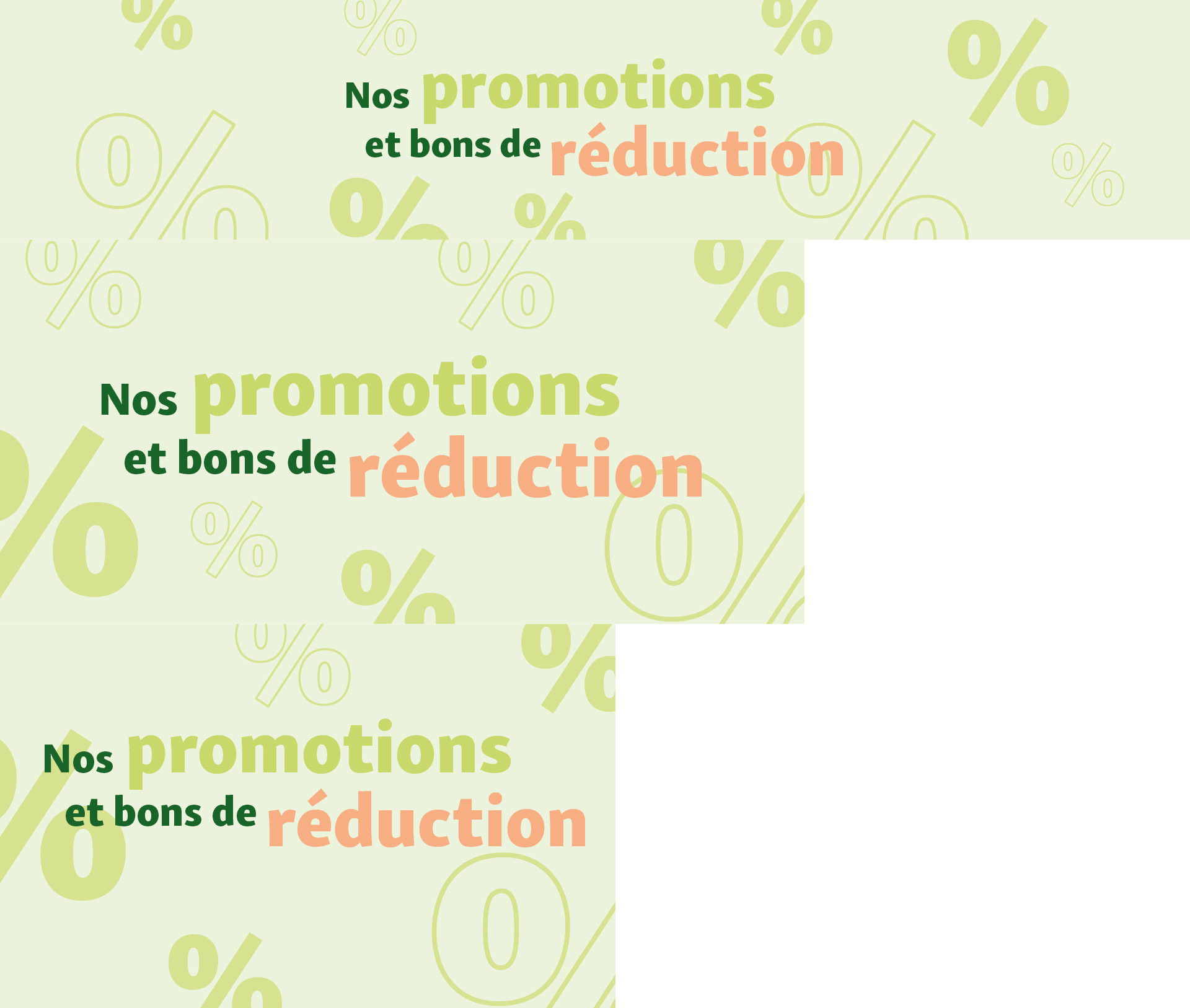 Nos offres et promotions