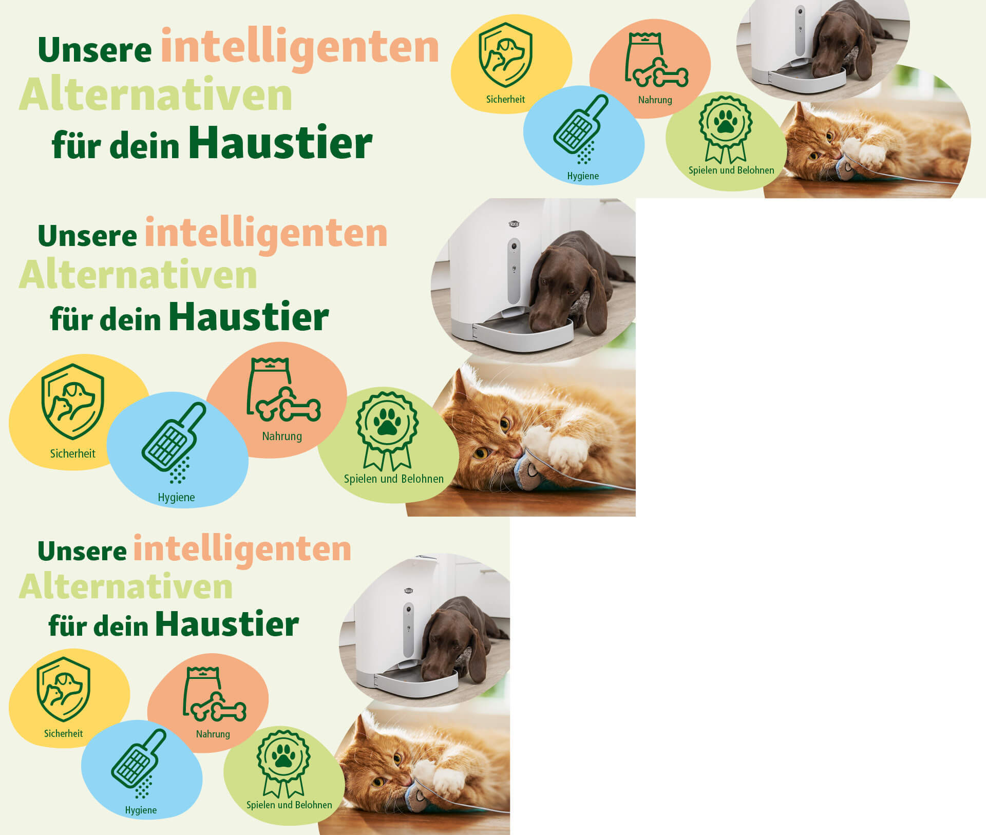 Unsere intelligenten Alternativen für dein Haustier