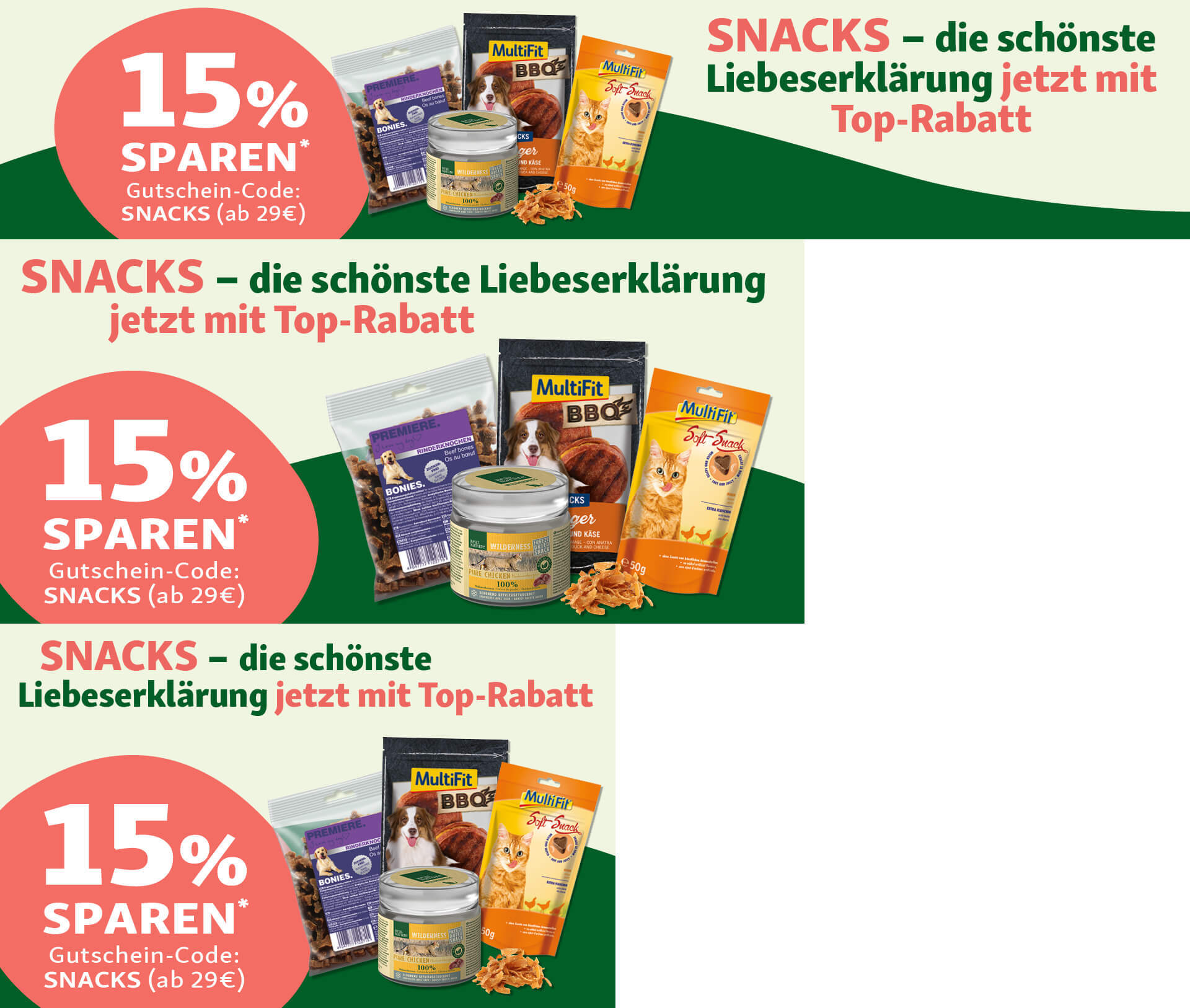 Snacks - die schönste Liebeserklärung jetzt mit Top-Rabatt