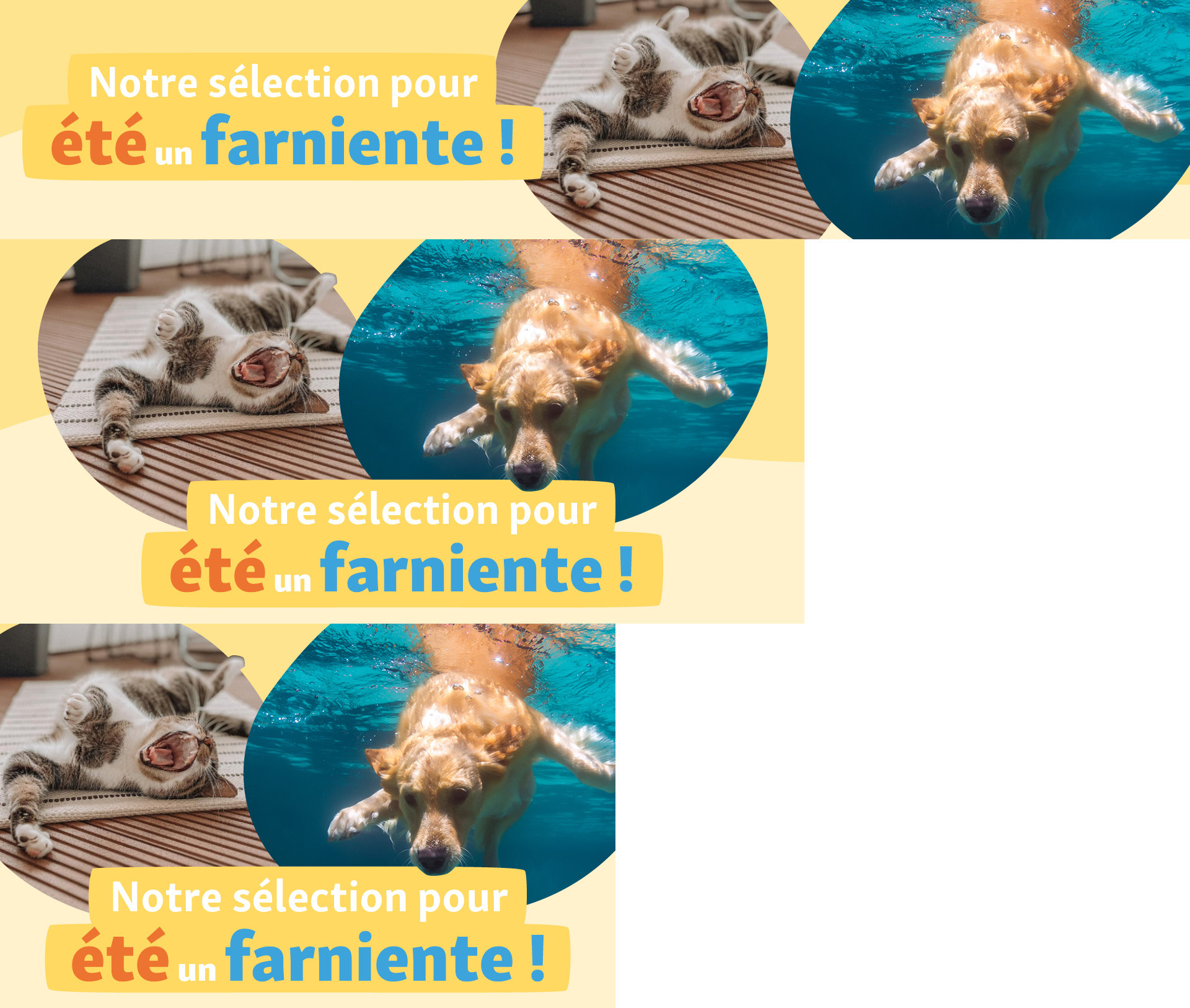 Notre sélection pour été un farniente!