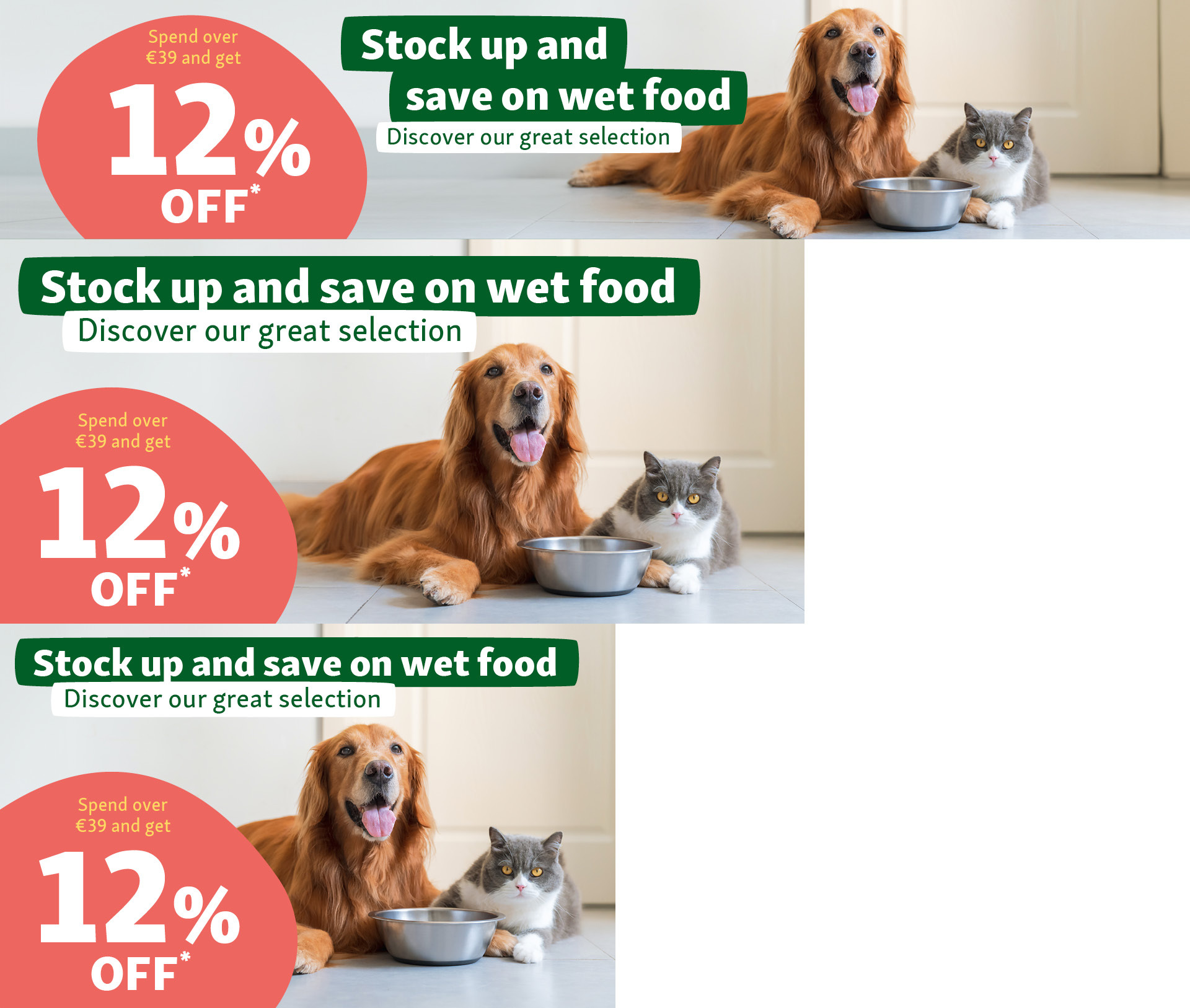 Stock up and save on wet food