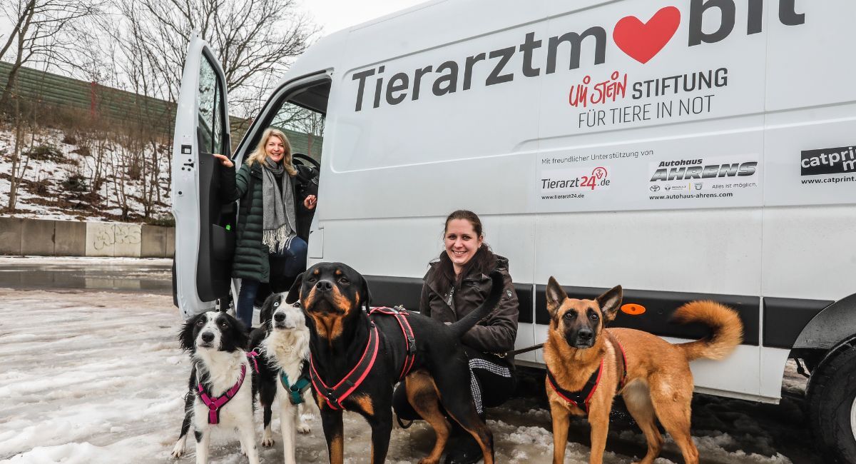 Tierarzt-Mobil Tierisch Engagiert unterstützt das Tierarztmobil