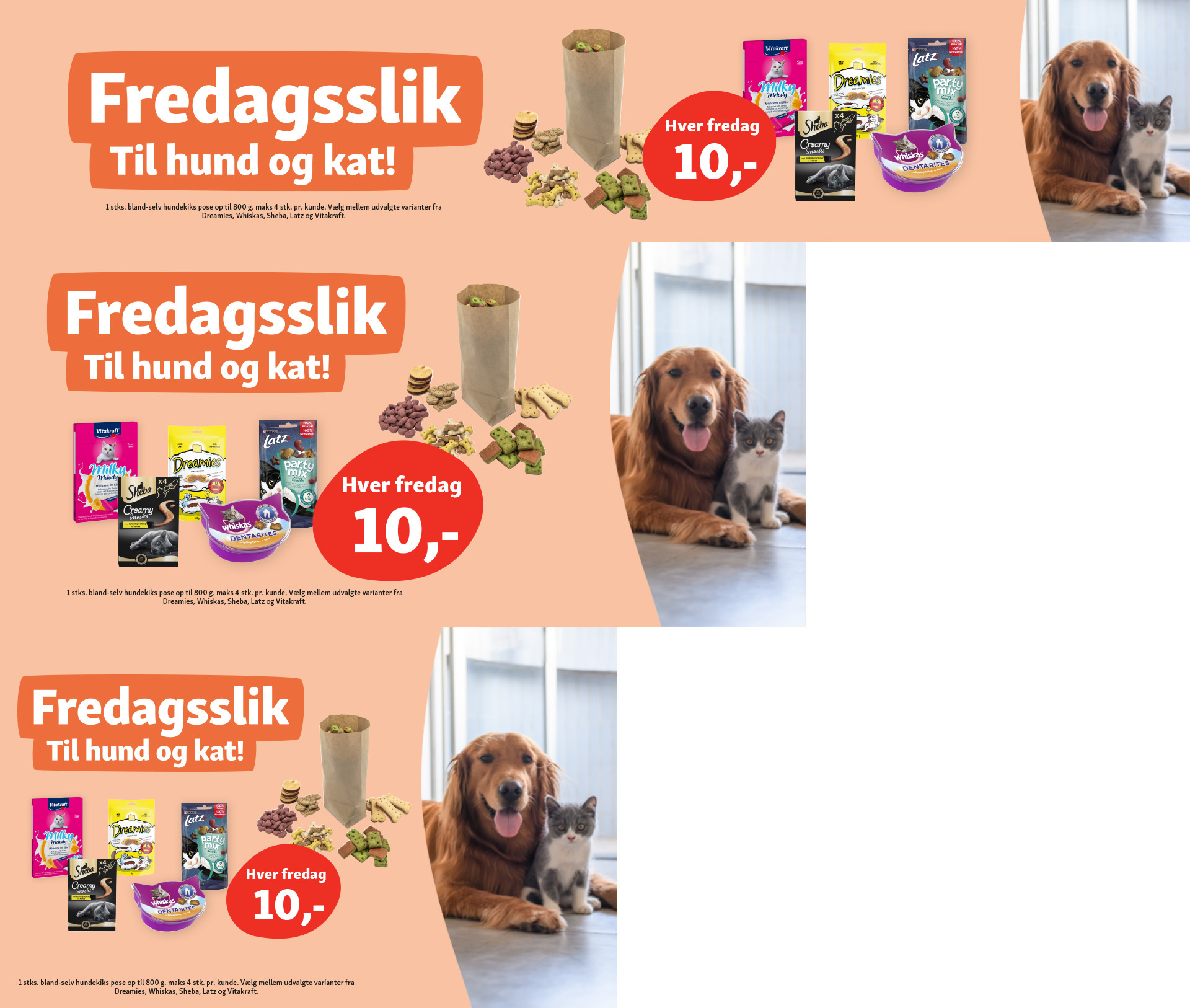 Fredagsslik til hund og kat DK