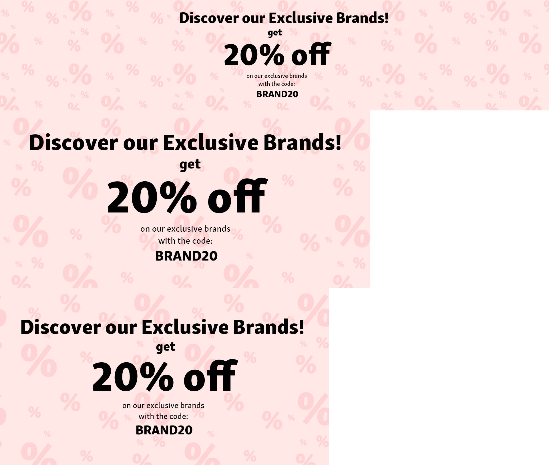 Discover our Exclusive Brands