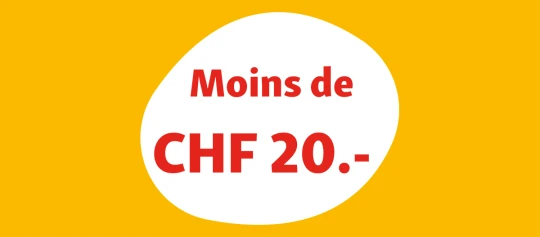 Moins de CHF.-