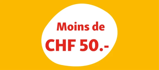 Moins de CHF 50.-