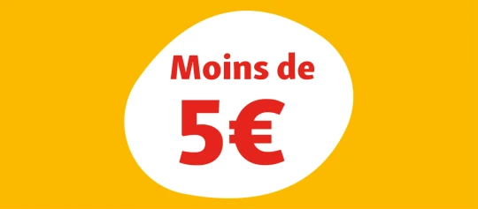 Moins de 5€