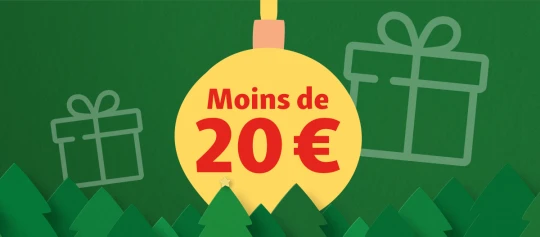 Boule de Noël jaune avec le texte