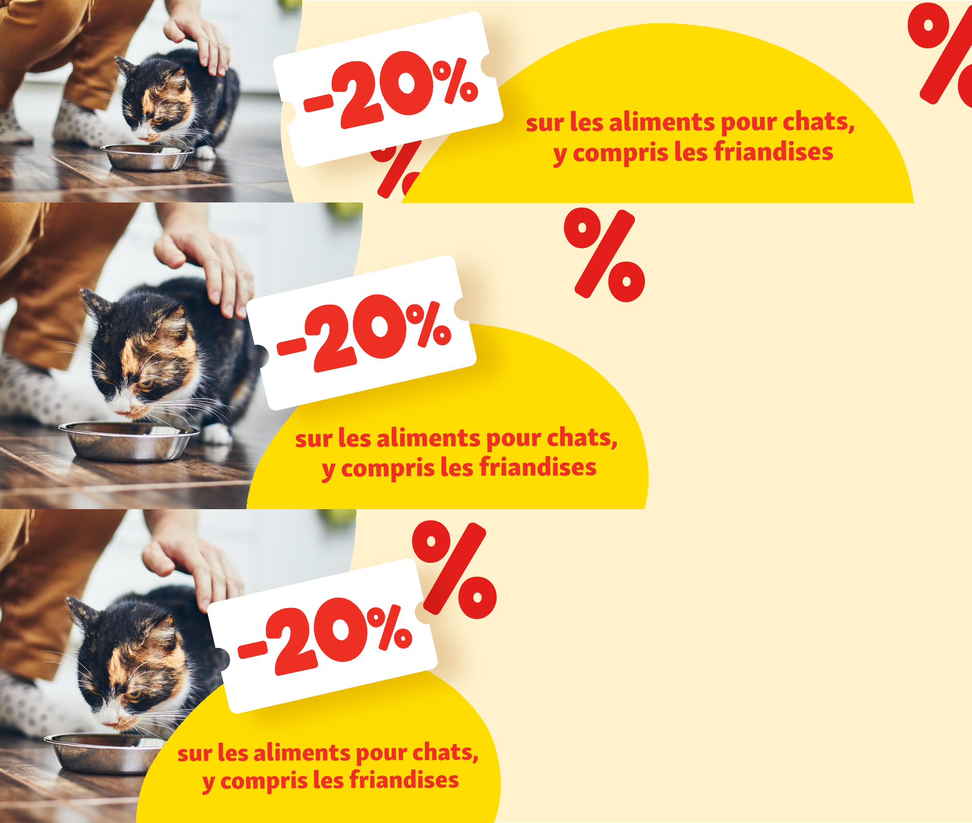 20% auf Katzennahrung inkl. Snacks