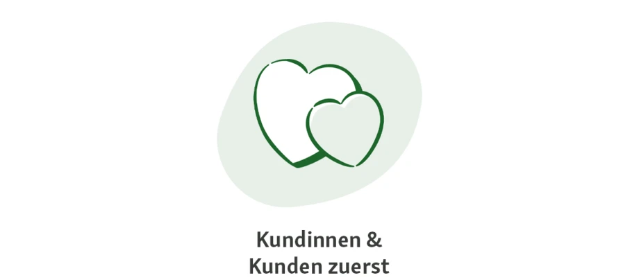 Kundinnen & Kunden stehen bei uns an erster Stelle Kundinnen & Kunden stehen bei uns an erster Stelle