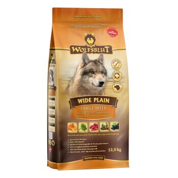 Image de l'article concerné par le rappel produit Wolsblut - référence du produit : Wolfsblut Wide Plain Adulte Large 12.5 kg lot FA2507291, DLC 26/06/2028