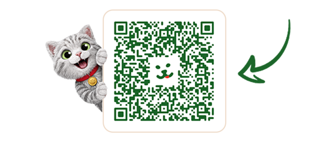 pfoten landingpage qr code app