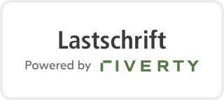 Akzeptierte Bezahlmethode: Lastschriftverfahren durch Riverty