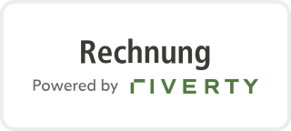 Akzeptierte Bezahlmethode: Kauf auf Rechnung durch Riverty
