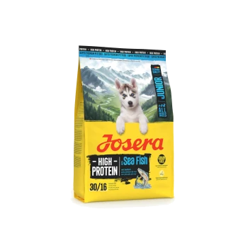 Josera Junior proteinreiches Hundefutter mit Seefisch, getreidefrei, deutsche Qualität, 30/16 Protein/Fett-Verhältnis, für alle Größen.