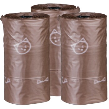 Sacs à déjections canines , compostables, 3 x 10 pièces.