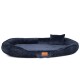 ® XENIA - Orthopädisches Hundebett / Hundesofa anthrazit 1,45 m, 20 cm, 1,05 m
