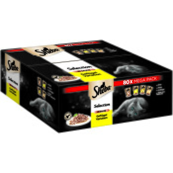 Sheba Multipack Selection in Sauce Geflügel Variation 80 x 85g