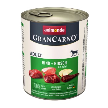 Animonda GranCarno Original Adult Rind & Hirsch mit Apfel 24×800 g
