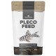NatureHolic Pleco-Futterbeutel mit Zebra-Pleco-Illustration; Aufschrift ‚PLECO FEED‘, ‚Mischfuttermittel für Zierfische‘, 30 g