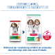 Hill's Science Plan Welpenfutter — alte und neue Packungen mit Beagle-Welpen, ActivBiome+-Abzeichen und Überschrift „NEUER LOOK, VERBESSERTE REZEPTUR“