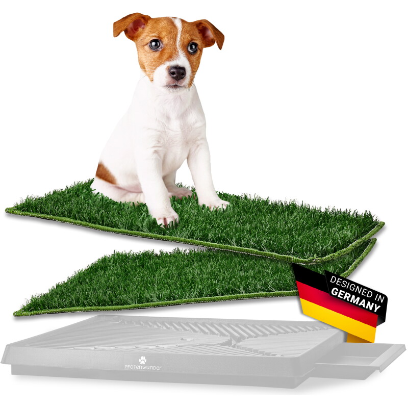 PfotenWunder® 3x Kunstrasen für PFOTENWUNDER Hundetoilette/Hundeklo/Welpentoilette 76cm 6
