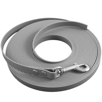 15-25 kg Biothane Schleppleine urban grau 10 m