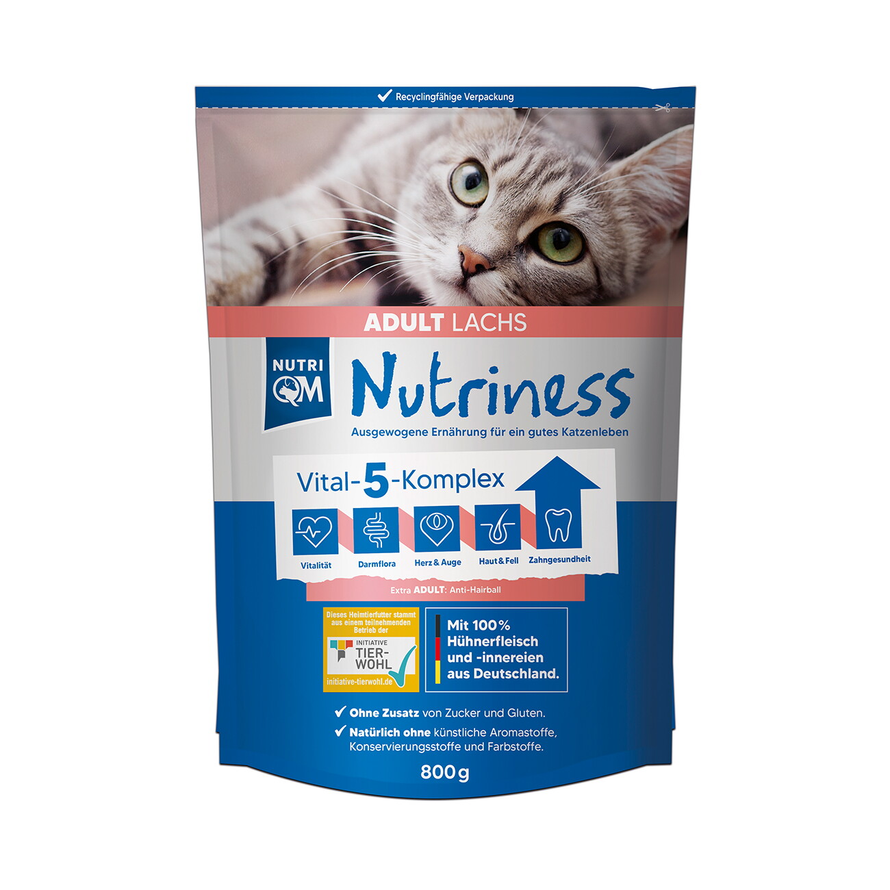 NutriQM Nutriness Adult Lachs 5x4 kg