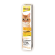 GimCat Duo Paste Multivitamin-Katzenpaste Verpackung mit Foto einer orangenen Katze; sichtbarer Text 'DUO PASTE' und '12 VITAMINS WITH CHEESE'