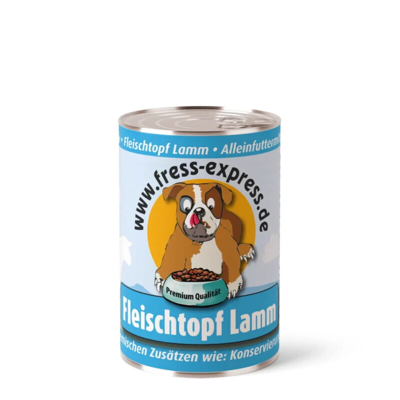 fress-express Fleischtopf Lamm Nassfutter Hund 400 g