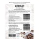 Ergänzungsfutter für Hunde und Katzen, Shiimun Calm, mit Shiitake-Pilzen. Enthält Dosierungsanweisungen und Vorteile zur Stresslinderung.