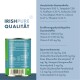 Dose mit Haustierfutter, beschriftet mit 'Irish Pure Qualität', mit Nährwertanalyse und Zutatenangaben, einschließlich der Vitamine A, D, E und Mineralien.