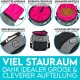 ® Premium Leckerlibeutel für Hunde | Robuster Futterbeutel Hunde mit viel Stauraum grau