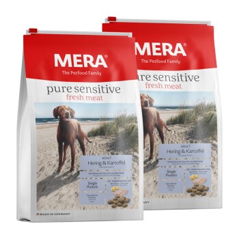 MERA Pure Sensitive fresh meat Adult Hering & Kartoffel 2×12,5 kg