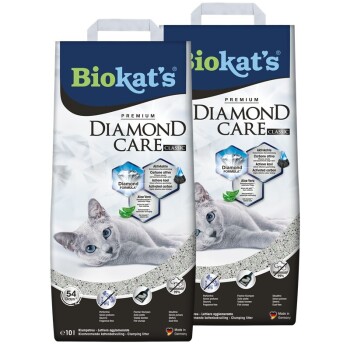 Biokat’s Litière Diamond Care Classic 2x10 l