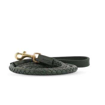 Hundeleine Twisted Dark Moss S-L