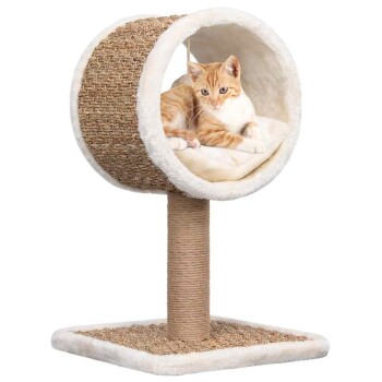 Katzen-Kratzbaum mit Tunnel