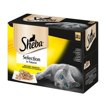 Sheba Selection in Sauce 12x85g Geflügel Variation