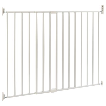 Tierschutzgitter Maja 69-116 cm Weiß für Drinnen & Draußen
