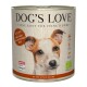 Dogs`s Love BIO 6x800g Rind mit Reis, Apfel & Zucchini