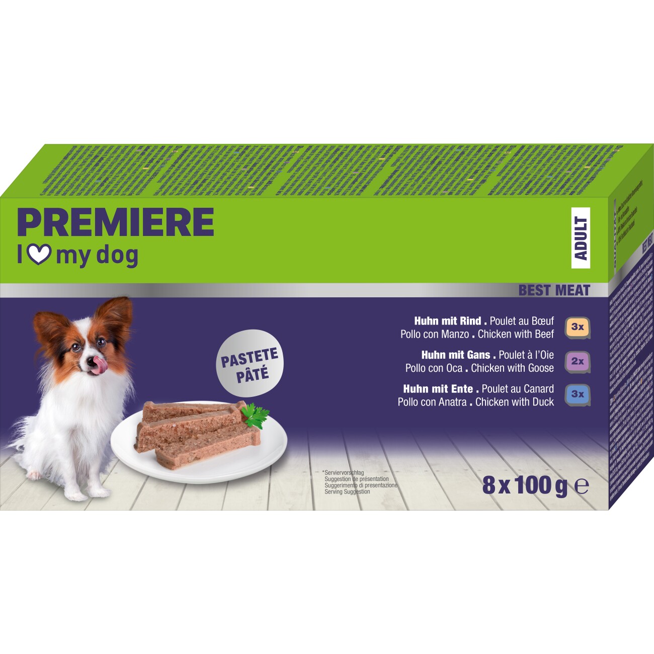 hundefutter best nature Pure Naturfutter Supreme Ente & Lachs  Haustierpiraten