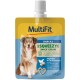 MultiFit SQUEEZY snack cream pouch for dogs, chicken with coconut (Huhn mit Kokosnuss), image of happy dog, 60 g