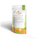 Verpackung von 'Ich liebe meine Katze' Insektenprotein-Snacks für Katzen, mit deutschem und englischem Text, der sich auf hochwertige Zutaten konzentriert.