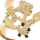 6er Set Catnip Lederkissen