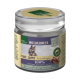 Ein Glas Real Nature Wilderness Pure Lamb gefriergetrockneter Snack für Hunde, mit einem Wolf-Bild, "100%"-Etikett und mehrsprachigem Text.