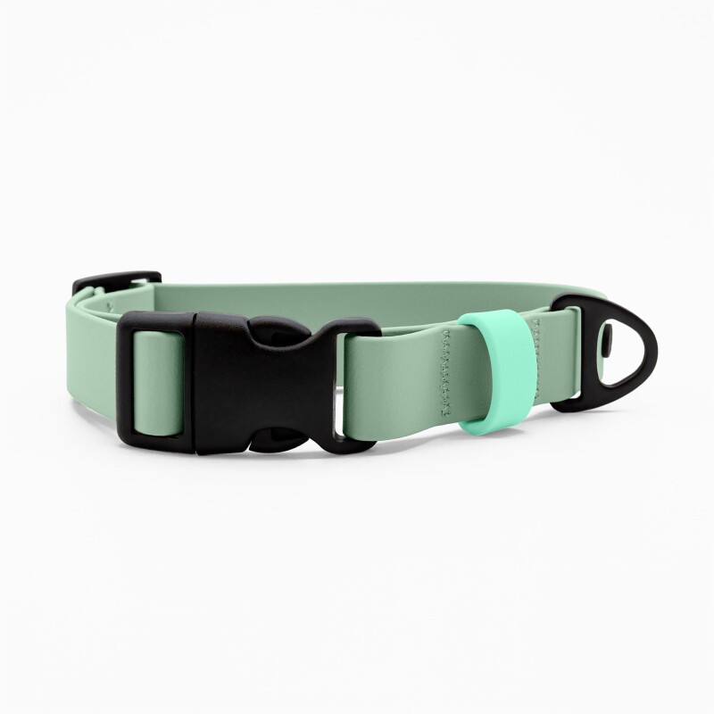 THE DOG IDEA Biothane Halsband Sage Klickverschluss S