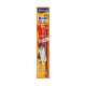 Verpackung für Vitakraft Beef Stick Hundesnacks mit einem lächelnden Hund, mit Text, der "90% Fleisch," "zuckerfreies Rezept" und "Vitalität plus" hervorhebt.